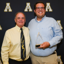 JP Neri received the DiBernardi Award for his leadership as Student Body President, a Chancellor’s Scholar and a Student Orientation Undergraduate Leader. Neri is pursuing his bachelor's degree in history.