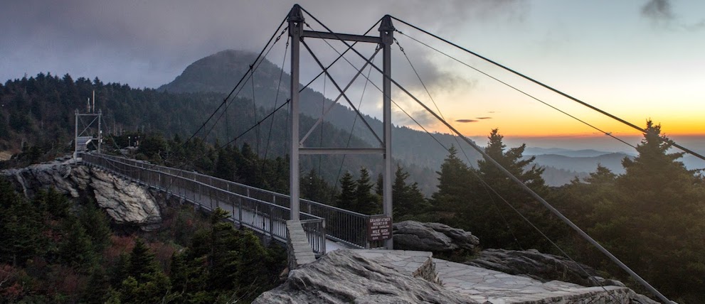 Bridge on Grandfather Mountain