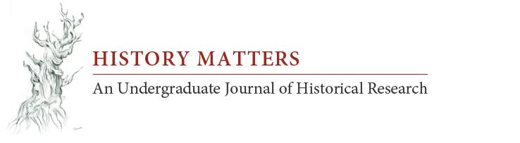 History Matters An Undergraduate Journal of Historical Research logo